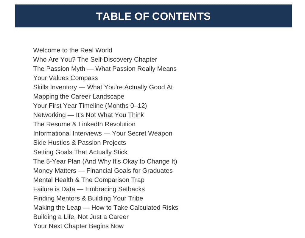 Launch your life E-Book
