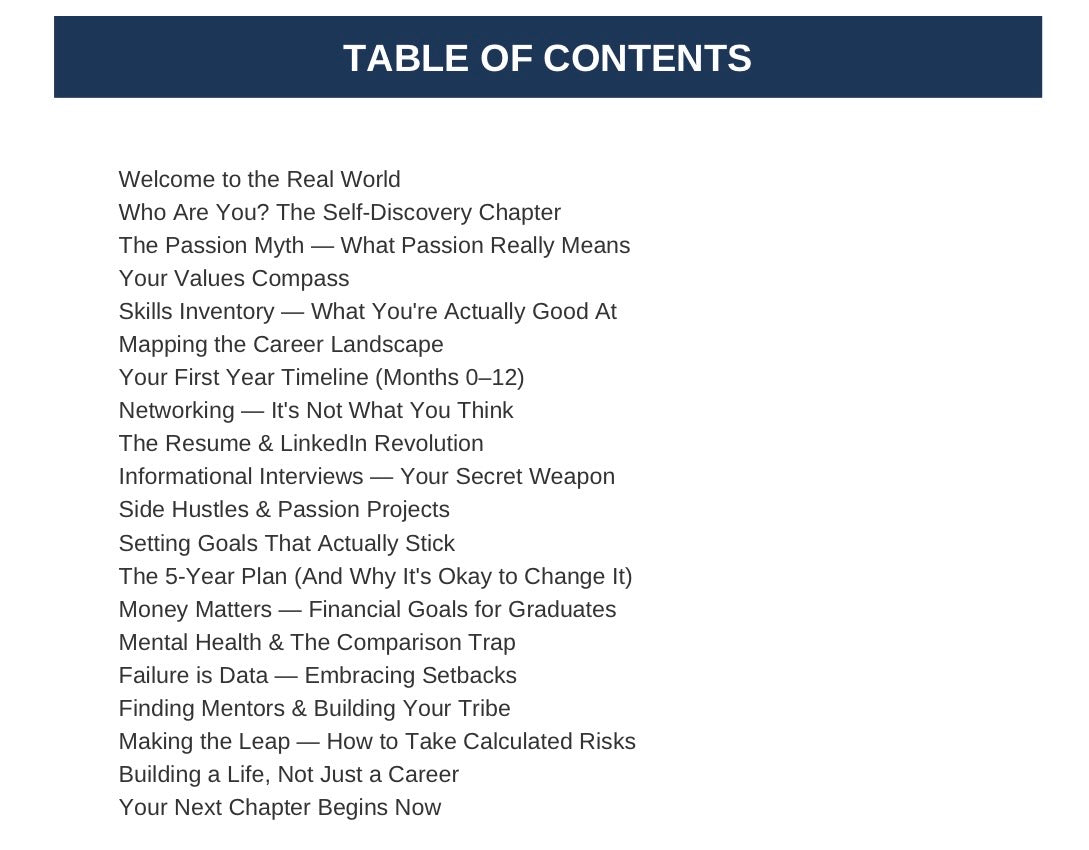 Launch your life E-Book